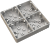 4 Gang IP54 WaterProof 2P+E germany Power Socket Outlet 