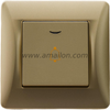  Single Pole 10A Door Bell Switch with Led Lamp 