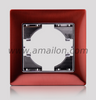 1 Gang Metal Zinc Alloy Light Switch Socket Accessories Frame 