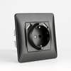  2P+E Power Socket with Two Port 2.1A 2.4A USB Cahrging Outlet