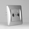 Unique Design Intermediate Terminal TV+SAT Satellite Socket 