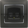  Plastic Color Decoration Dual Data connect Socket 