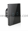 86 Size 2 Gang Live +Neutral Tempered Glass Touch Wall Switch