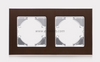 2 Gang Metal Aliminium Light Switch Socket Accessories Frames 