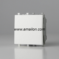 44x44 Size 10A Single Pole 1 Way Light Switch Modular 