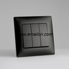 10A EU Standard 3 Gang 1 Way Wall Switch