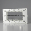 4 Gang Light Switch Wall Plates Support Fixing Frame
