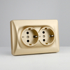 16A2x2Pin+E Germany Power Socket Outlet 