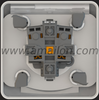 IP54 Water Proof 16A Germany Power Socket Outlet 