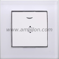  Glass Ding Dong Bell Switch with Led Lamp