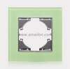 1 Gang Tempered Glass Light Switch Socket Accessories Frame 
