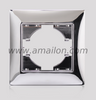 1 Gang Metal Zinc Alloy Light Switch Socket Accessories Frame 