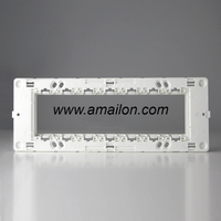 7 Gang Socket-outlets Wall Plates Support Fixing Frame