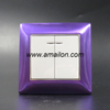 Luxury Metal 2G 2 Way Light Switch with Led Lamp