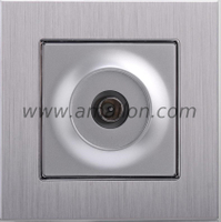 Metal Aluminium Male TV Outlet