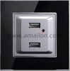 Electrical Interior Wall Mount USB Socket Outlet 