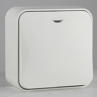 Surface Mounted 1G 1 Way Single Pole Led Light Switch 