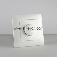  Round Panel Silicon Controlled Rectifier Light Dimmer Switch
