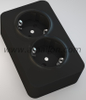 16A Surface Mounted Dual 2X 2P+E Socket Outlet