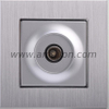 Metal Aluminium Female TV Socket 
