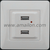 Two Port USB Charging Socket Outlet 