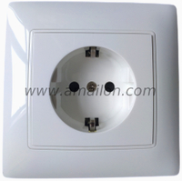 Color Decoration PC 2P+E Schuko Outlet
