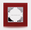 1 Gang Tempered Glass Light Switch Socket Accessories Frame 