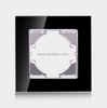 1 Gang Tempered Glass Light Switch Socket Accessories Frame 