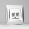  Tel + Data Rj11+Rj45 Socket 