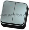Surface Mounted 10A 2G 1 Way Light Switch