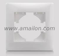 1 Gang Plastic PC Light Switch Socket Accessories Frame 