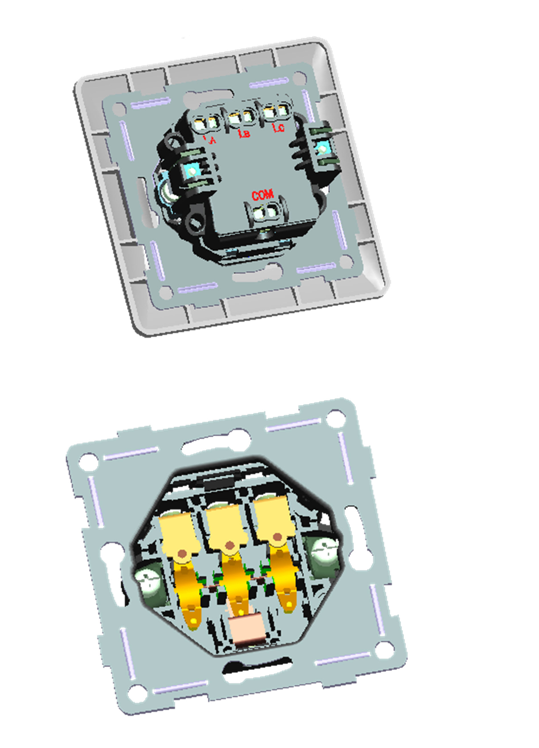 3 gang light switch supplier